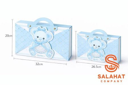 صندوق هدايا قطعتين خاص للبيبي .