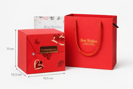 علبه اكسسوار مع ورده.