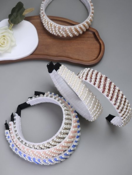 دزينة أطواق شعر مشكل.