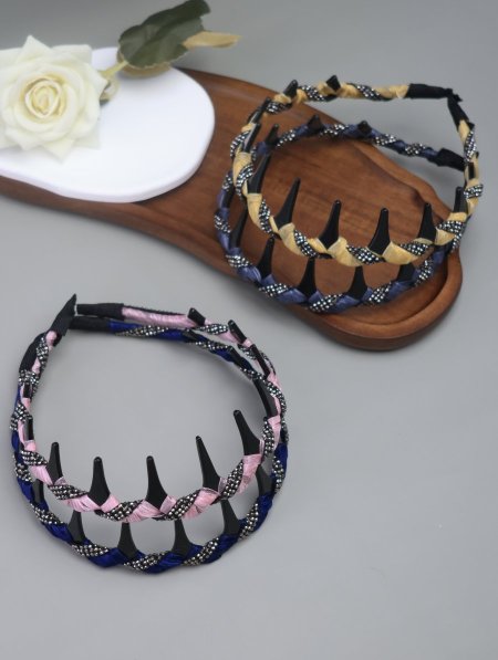 دزينة أطواق شعر مشكل.