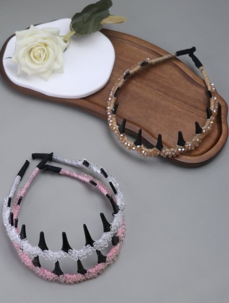 دزينة أطواق شعر مشكل.