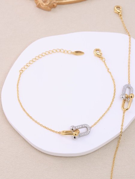 إسوارة نسائية ستانليس ستيل/ مكفولة اللون.