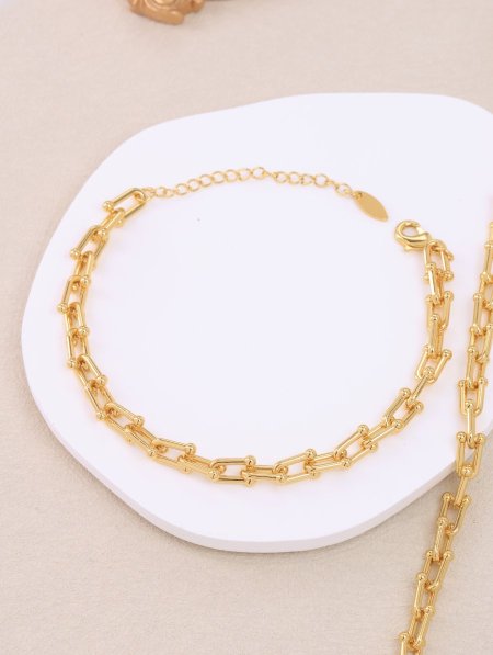 إسوارة نسائية ستانليس ستيل/ مكفولة اللون.