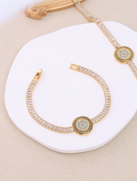 إسوارة نسائية ستانليس ستيل/ مكفولة اللون.