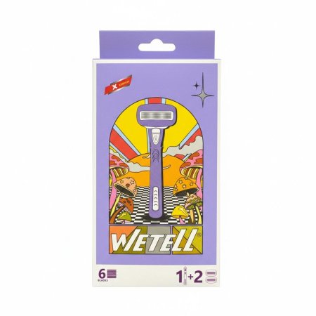 بوكس 24 حبه من شفرات WETELL.