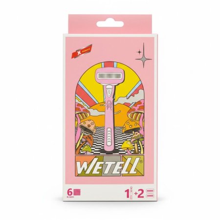 بوكس 24 حبه من شفرات WETELL.