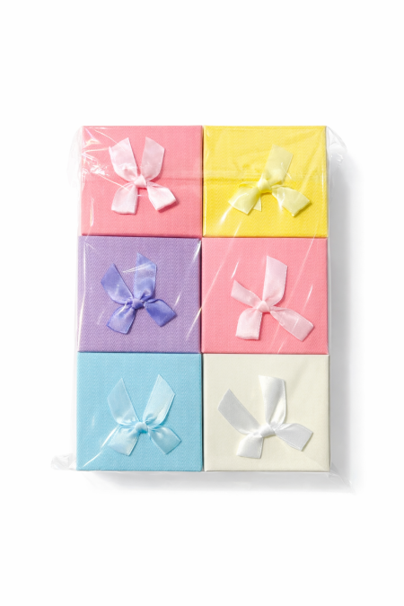 ربطة 6 حبات من بوكسات الساعات قياس 9*9.