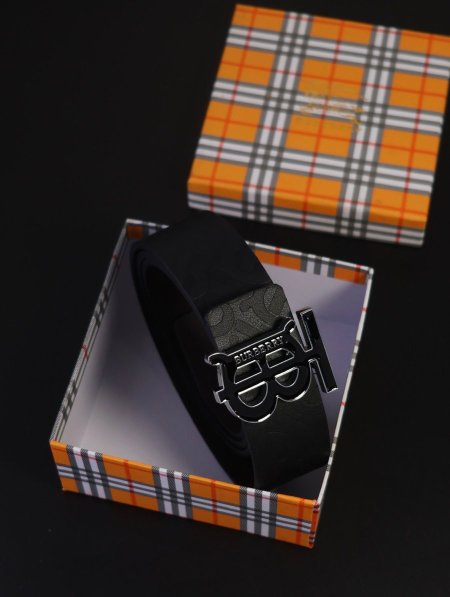 قشط  BURBERRY  جلد كواليتي عالي / مرفق بعلبة.