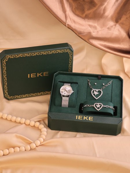 طقم ساعة وإسوارة وسنسال من  IEKE