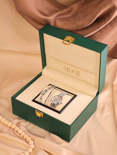 طقم ساعة وإسوارة من  IEKE.
