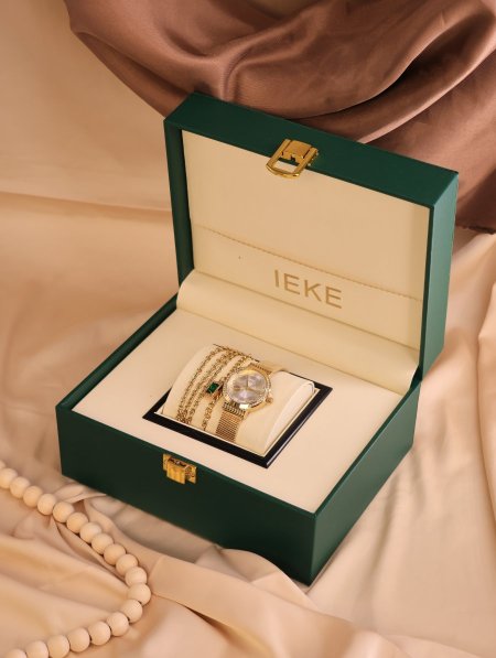 طقم ساعة وإسوارة من  IEKE.