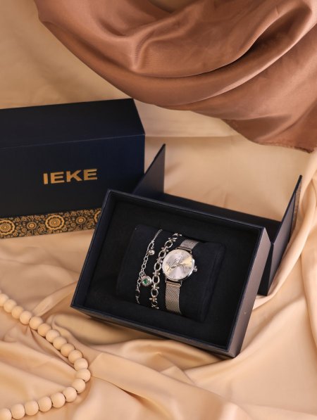 طقم ساعة وإسوارة من  IEKE.