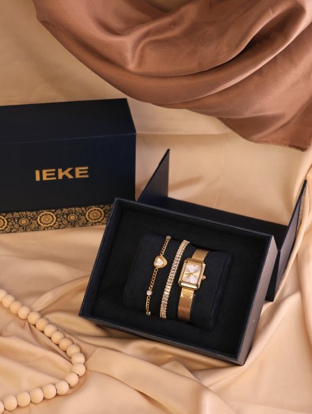 طقم ساعة وإسوارة من  IEKE.