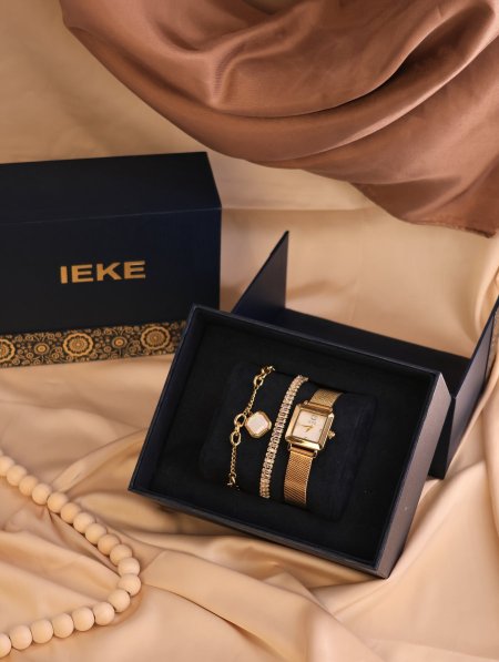 طقم ساعة وإسوارة من  IEKE.