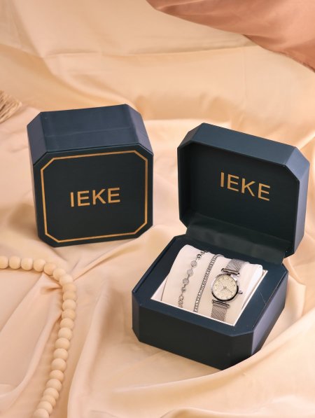 طقم ساعة وإسوارة من  IEKE.
