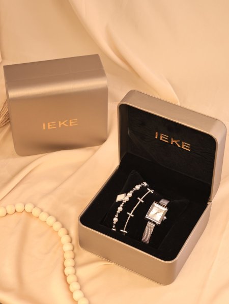 طقم ساعة وإسوارة من  IEKE.