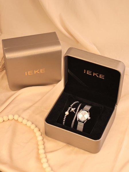 طقم ساعة وإسوارة من  IEKE.