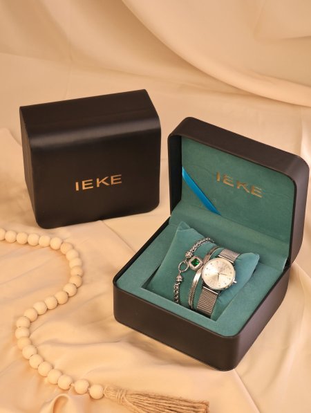 طقم ساعة وإسوارة من  IEKE.