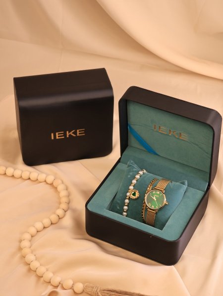 طقم ساعة وإسوارة من  IEKE.