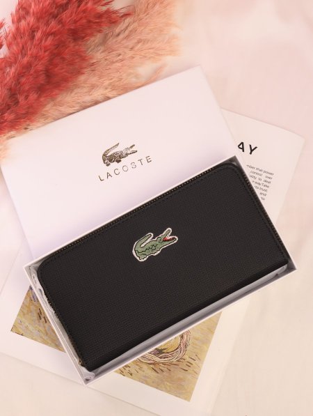 جزدان LACOSTE / مرفق بعلبة.