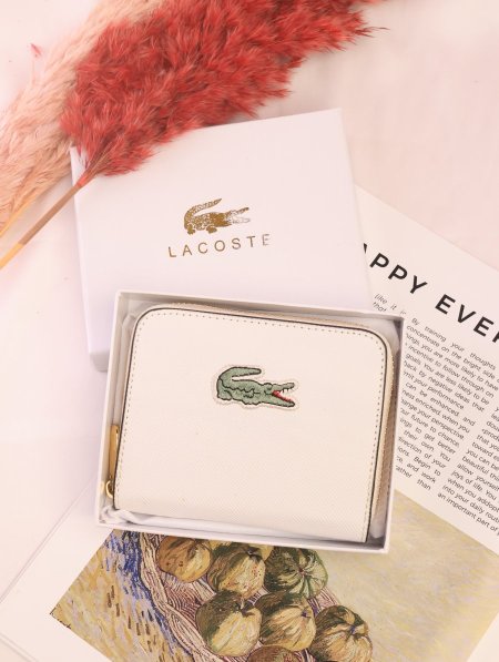 جزدان LACOSTE / مرفق بعلبة.