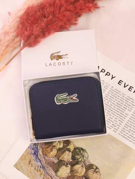 جزدان LACOSTE / مرفق بعلبة.