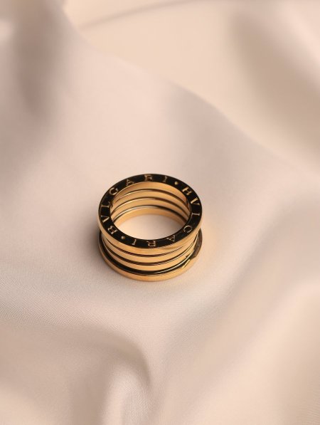 خاتم BVLGARI ستانلس ستيل.