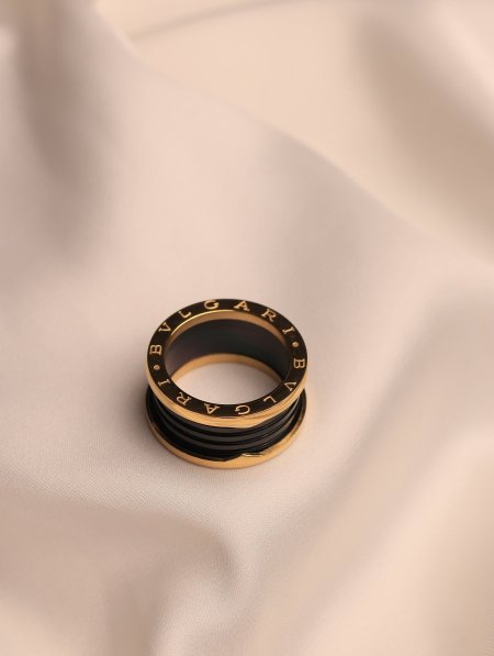 خاتم BVLGARI ستانلس ستيل.