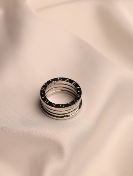 خاتم BVLGARI ستانلس ستيل.