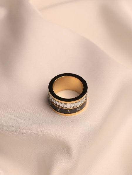 خاتم BVLGARI ستانلس ستيل.