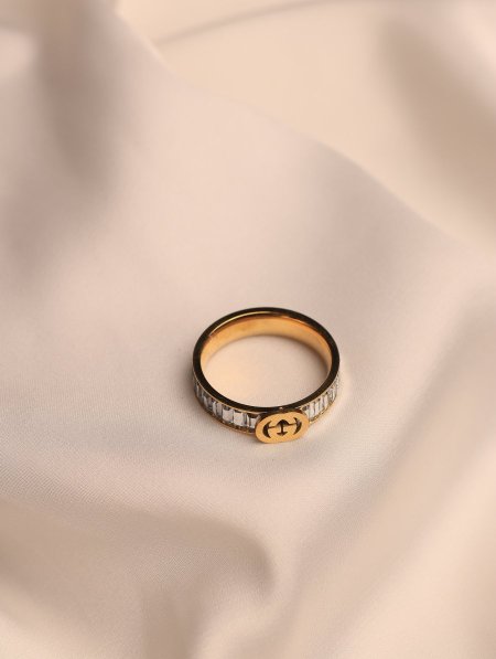 خاتم GUCCI ستانلس ستيل.