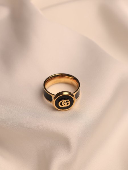خاتم GUCCI ستانلس ستيل.