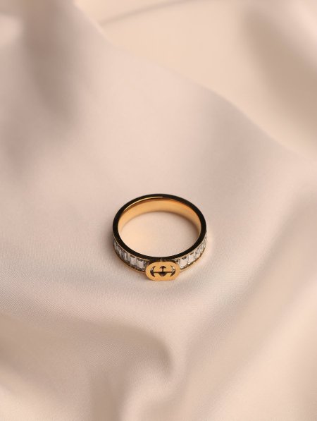 خاتم GUCCI ستانلس ستيل.
