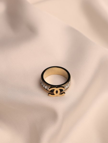 خاتم CHANEL ستانلس ستيل.