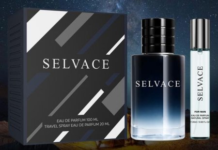 عطر (SELVACE) سعة 100 مل مع تست بسعة 20 مل.
