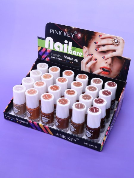 ستاند مناكير 24 قطعة PINK KEY DQ710-26.