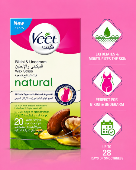 شرائح VEET لإزالة الشعر.
