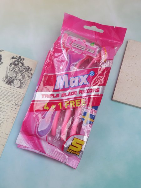 مجموعة شفرات حلاقة للجسم من MAX.