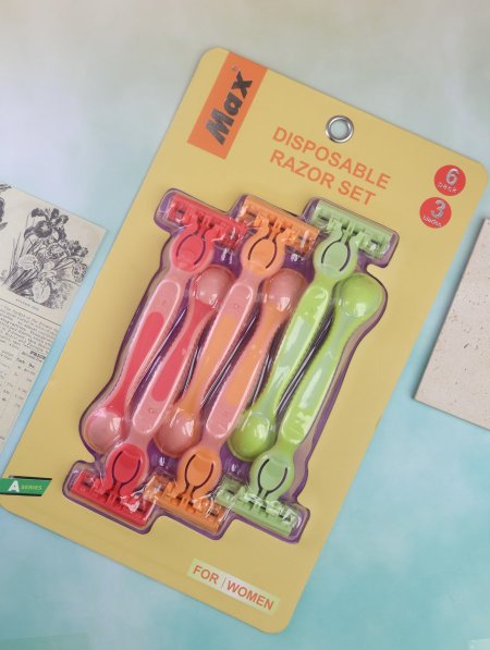 سيت شفرات حلاقة للجسم من MAX.