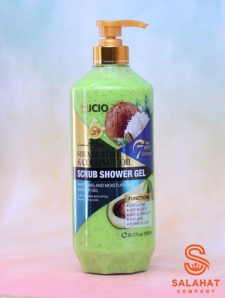 جل أستحمام ومقشر 1000ML GUCIO.