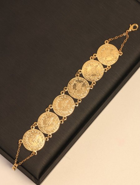 إسوارة ذهب روسي فاخرة مكفولة اللون.